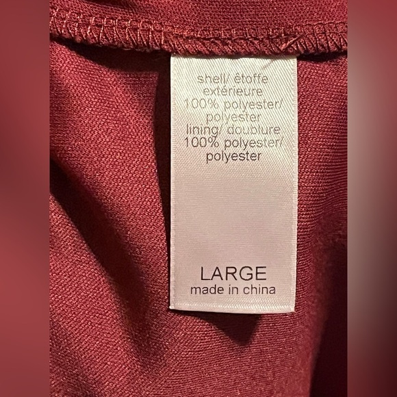 Maurice’s Women's Burgundy Shorts w Pockets & Sport Lining Size Large - Picture 7 of 12